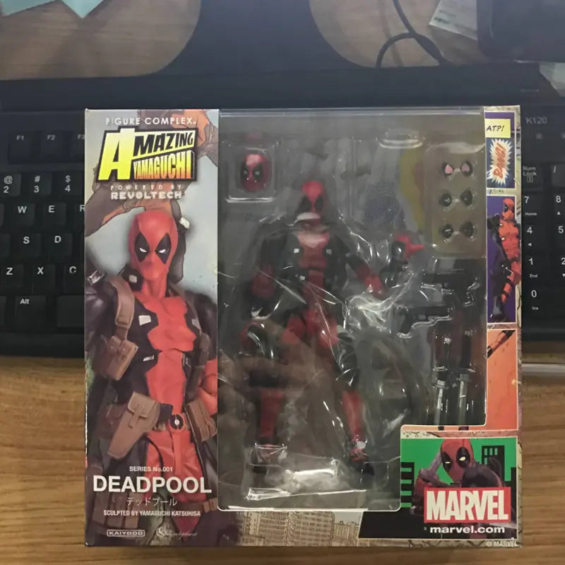 Deadpool Action Figure with Swap Faces, High Quality