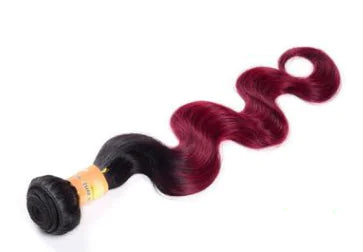 Real Hair Ombre Body Wave Two-Tone Wig