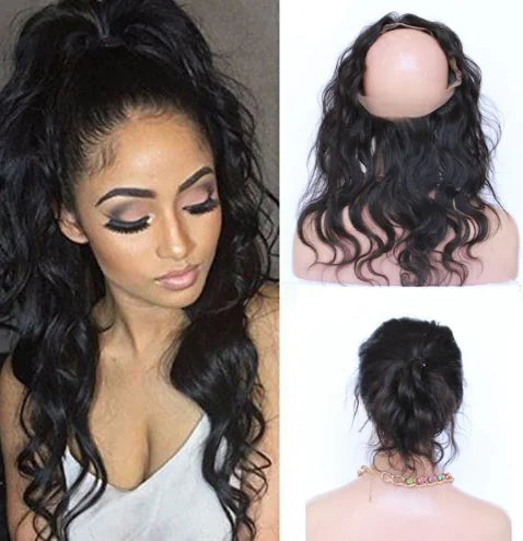 Natural Color Real Human Hair 360 Lace Wig Accessories
